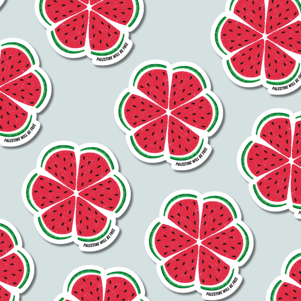 Watermelon Poppy - Sticker