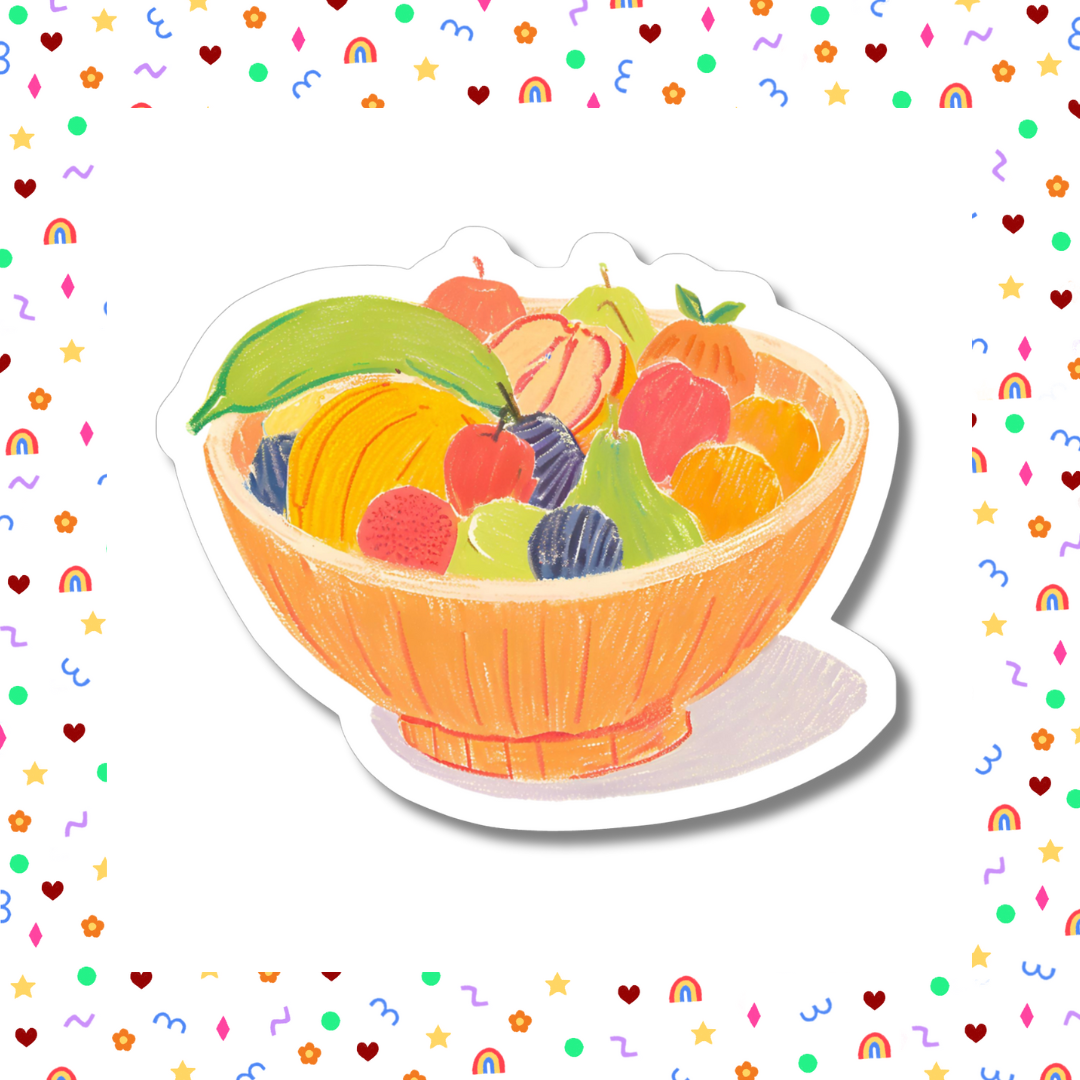 Fruit Bowl - Mini Sticker
