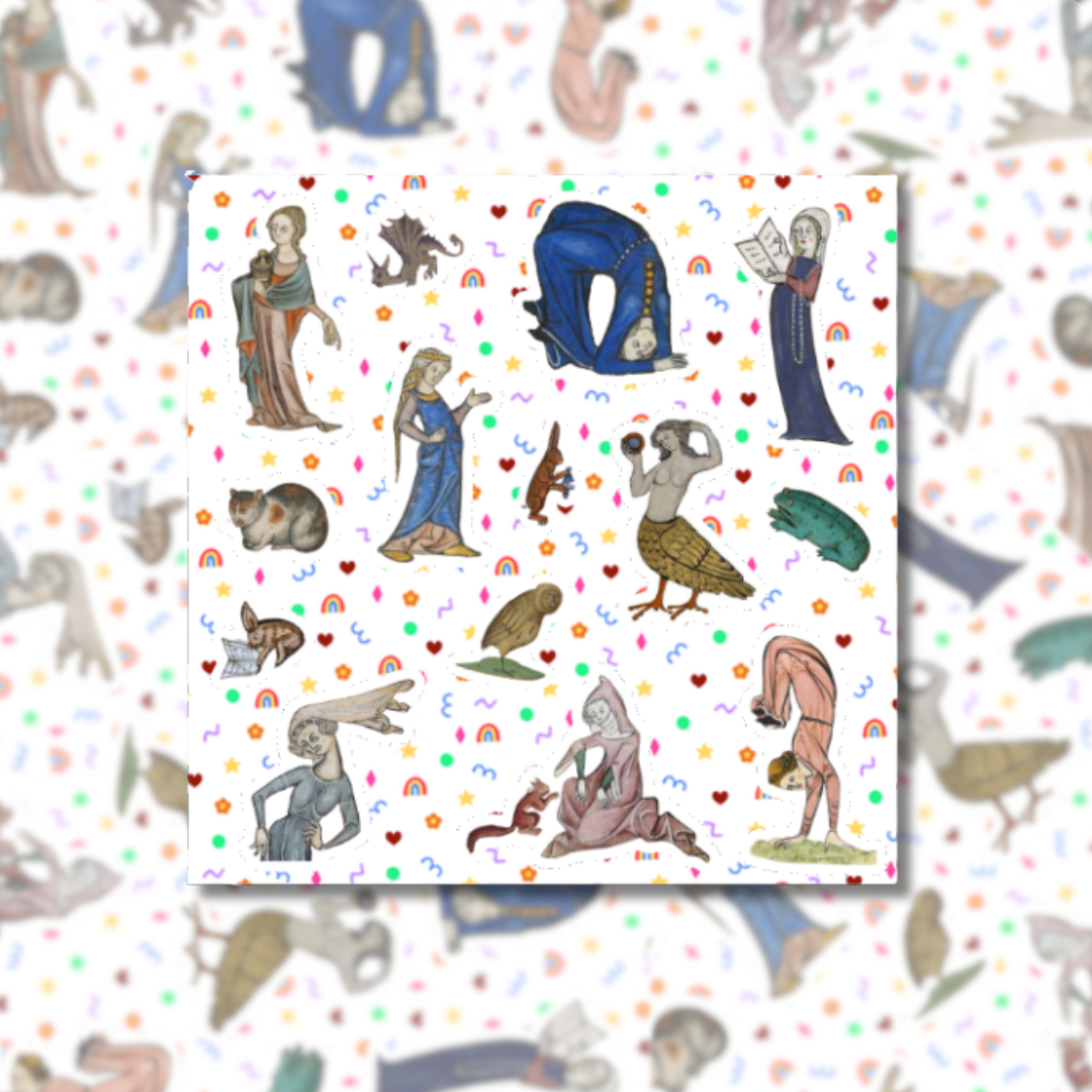 Medieval Baddies - Sticker Sheet
