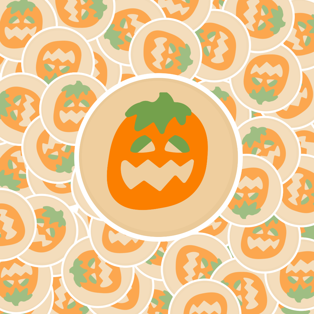 Pumpkin Cookie - Mini Sticker