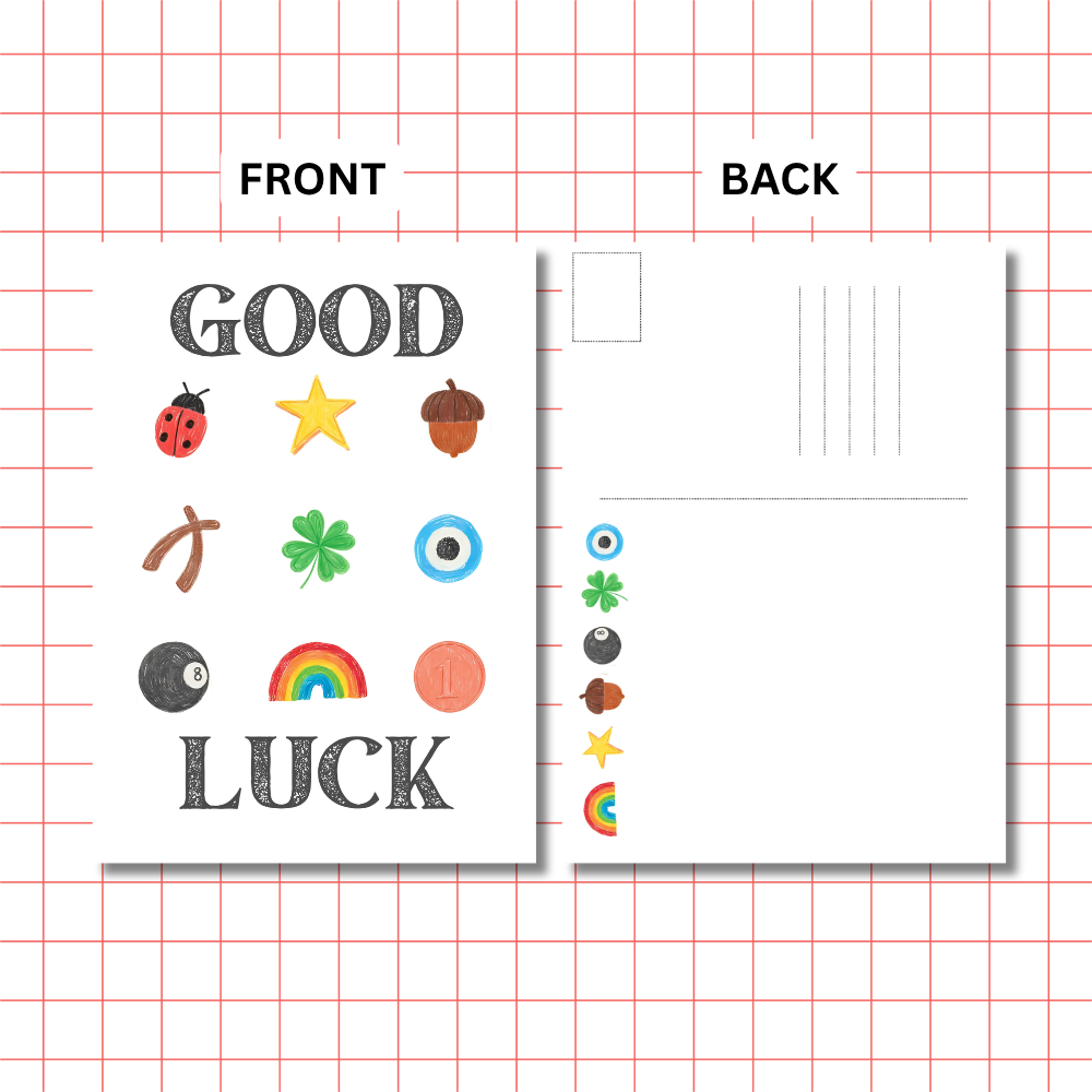 Good Luck - Postcard