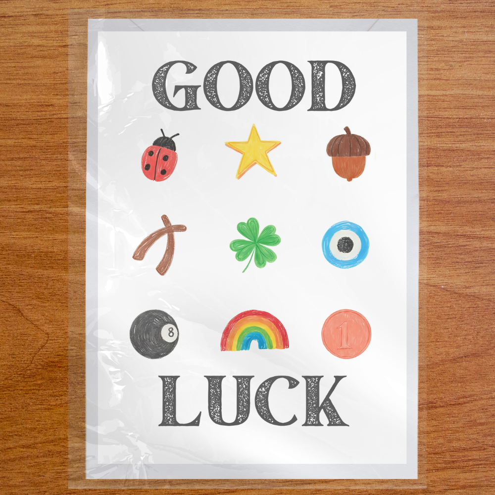 Good Luck - Postcard