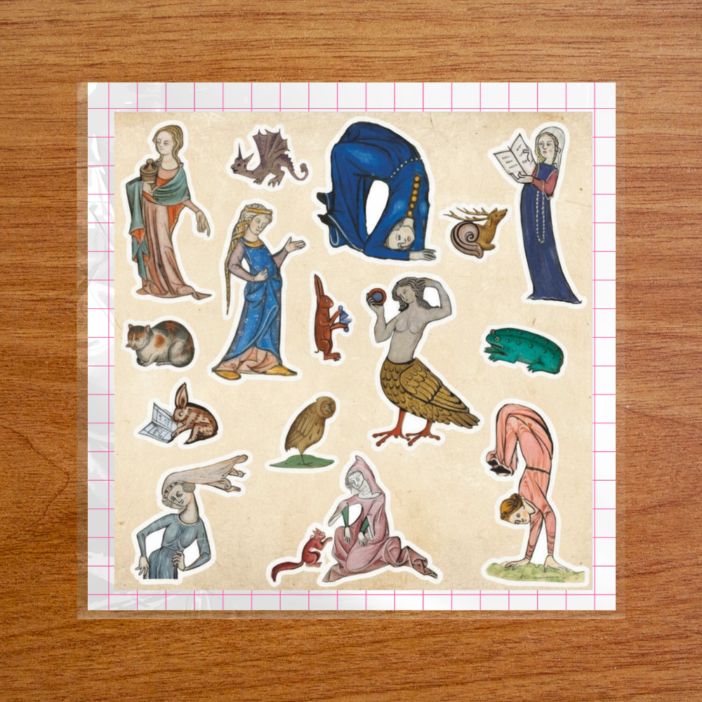 Medieval Baddies - Sticker Sheet