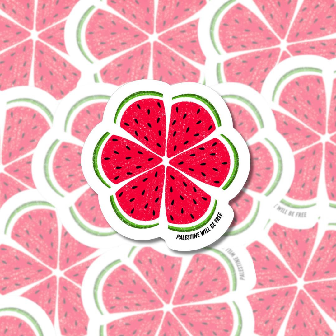 Watermelon Poppy - Sticker