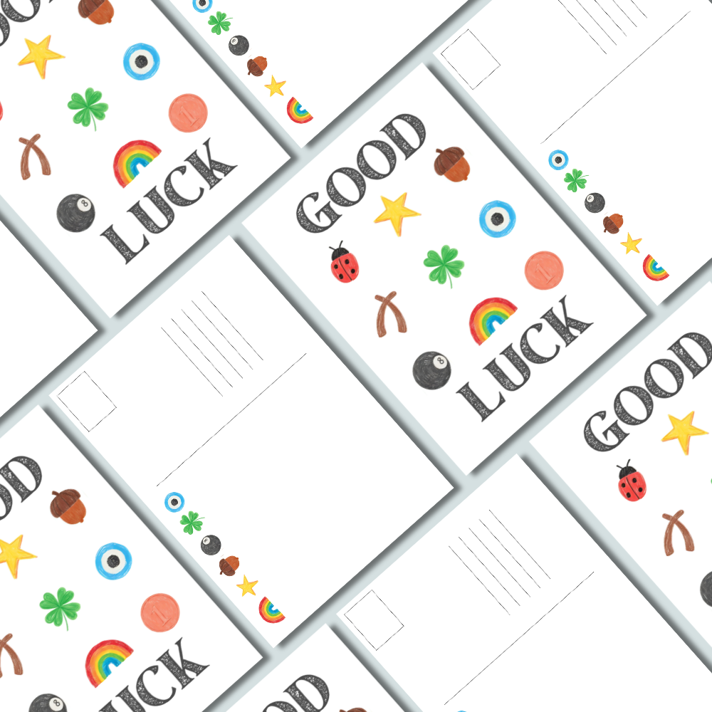 Good Luck - Postcard