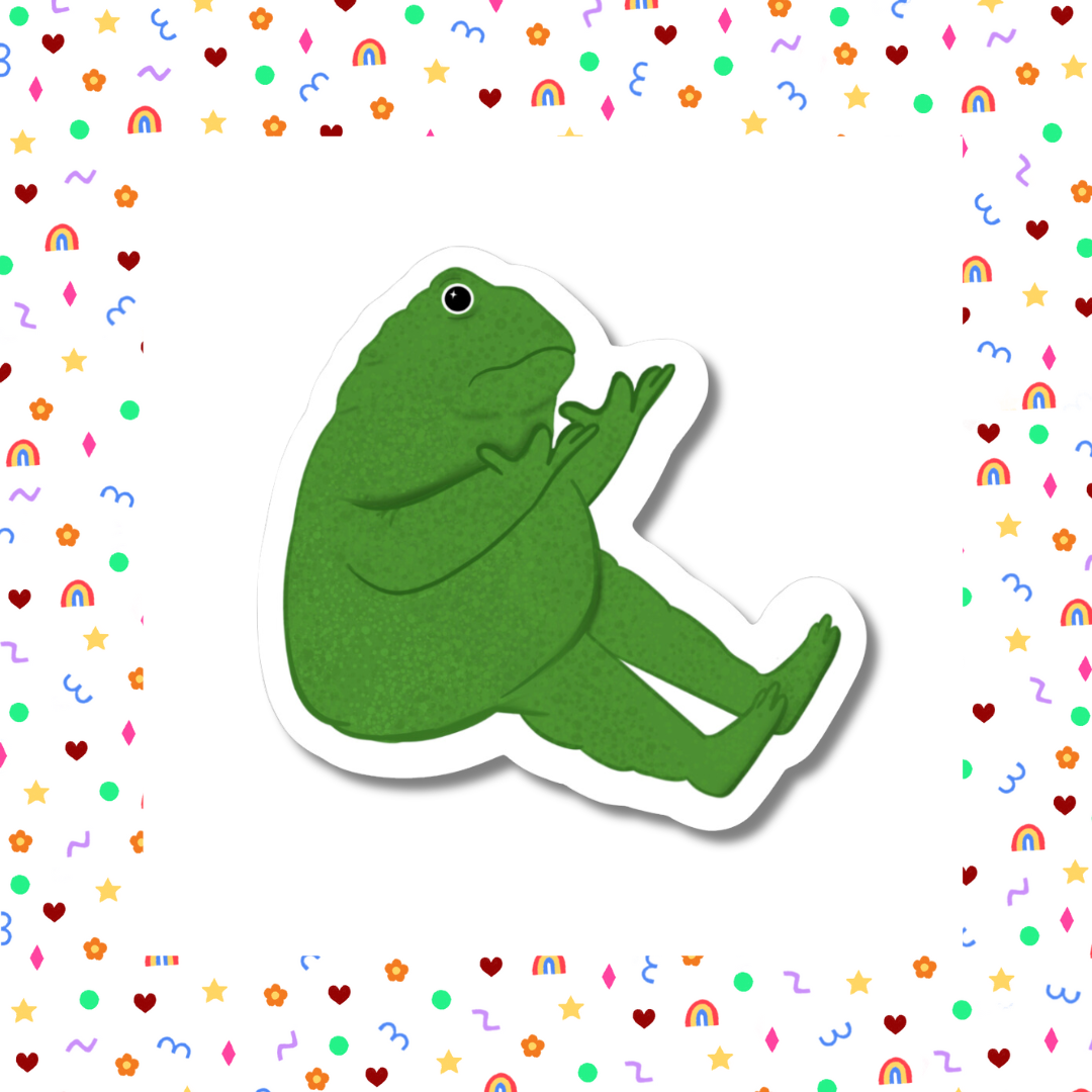 Ugh Frog - Mini Sticker