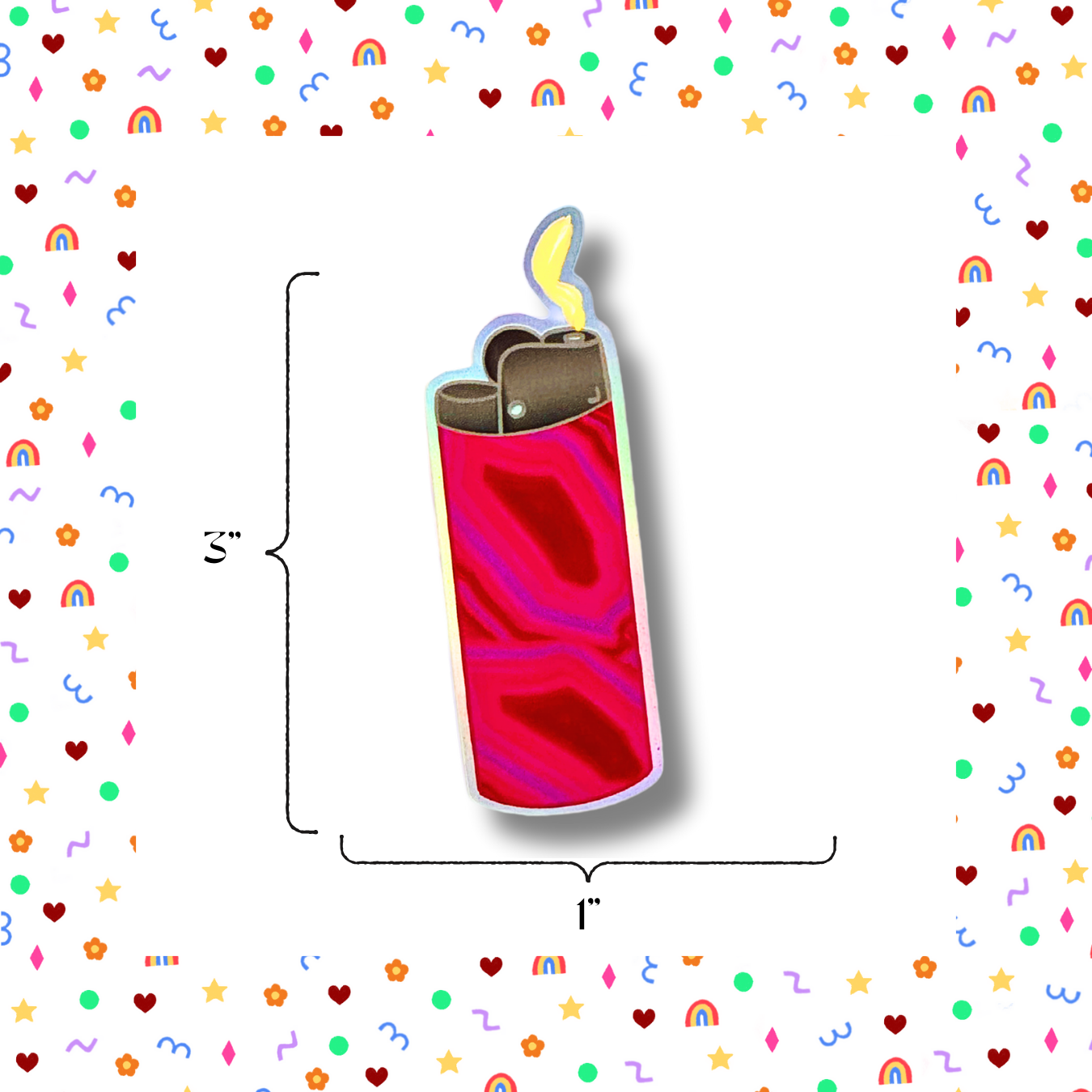 Lighter - Mini Sticker