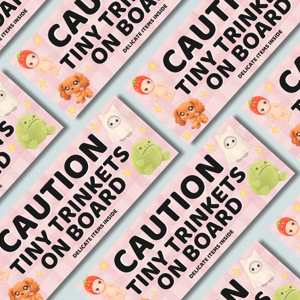 Tiny Trinkets - Bumper Sticker