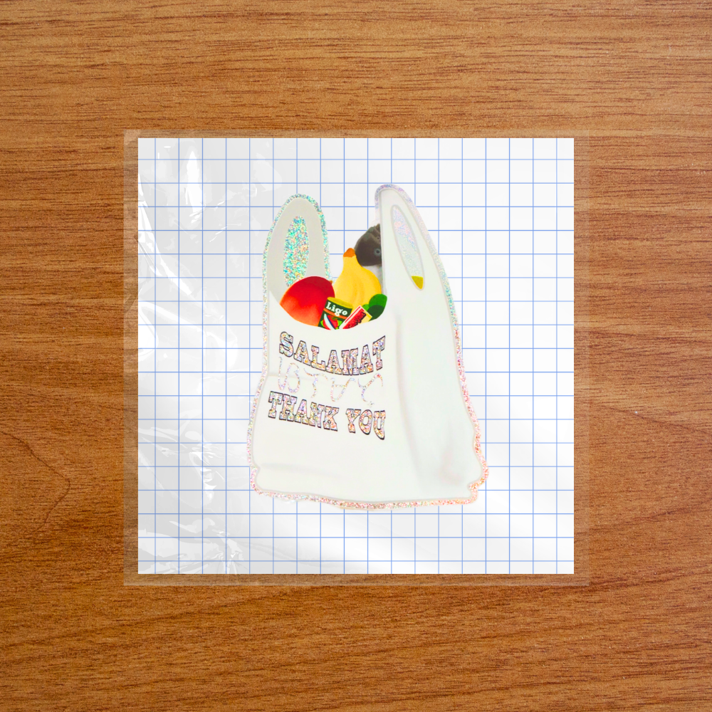 Salamat / Thank You Grocery Bag - Sticker