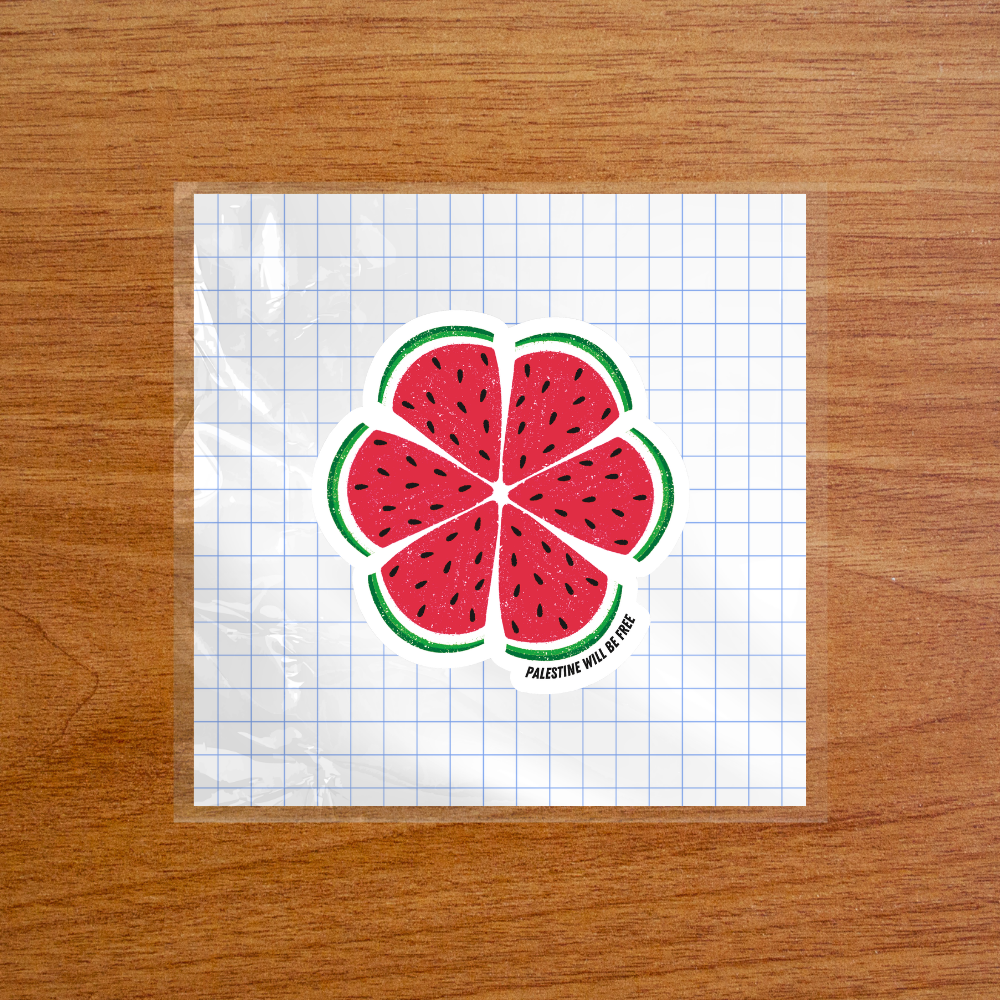 Watermelon Poppy - Sticker
