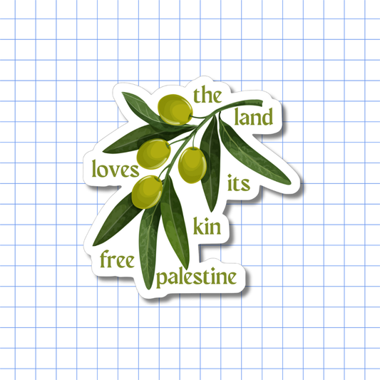 Land Loves Its Kin - Sticker