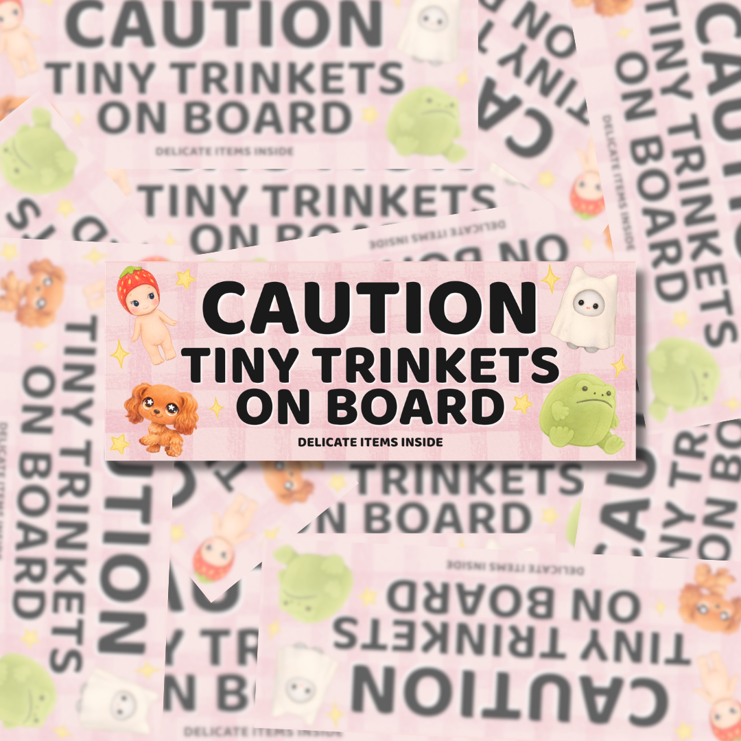 Tiny Trinkets - Bumper Sticker