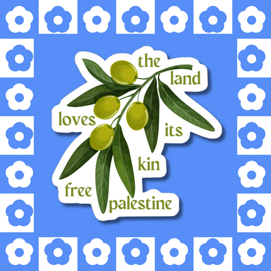 Land Loves Its Kin - Sticker