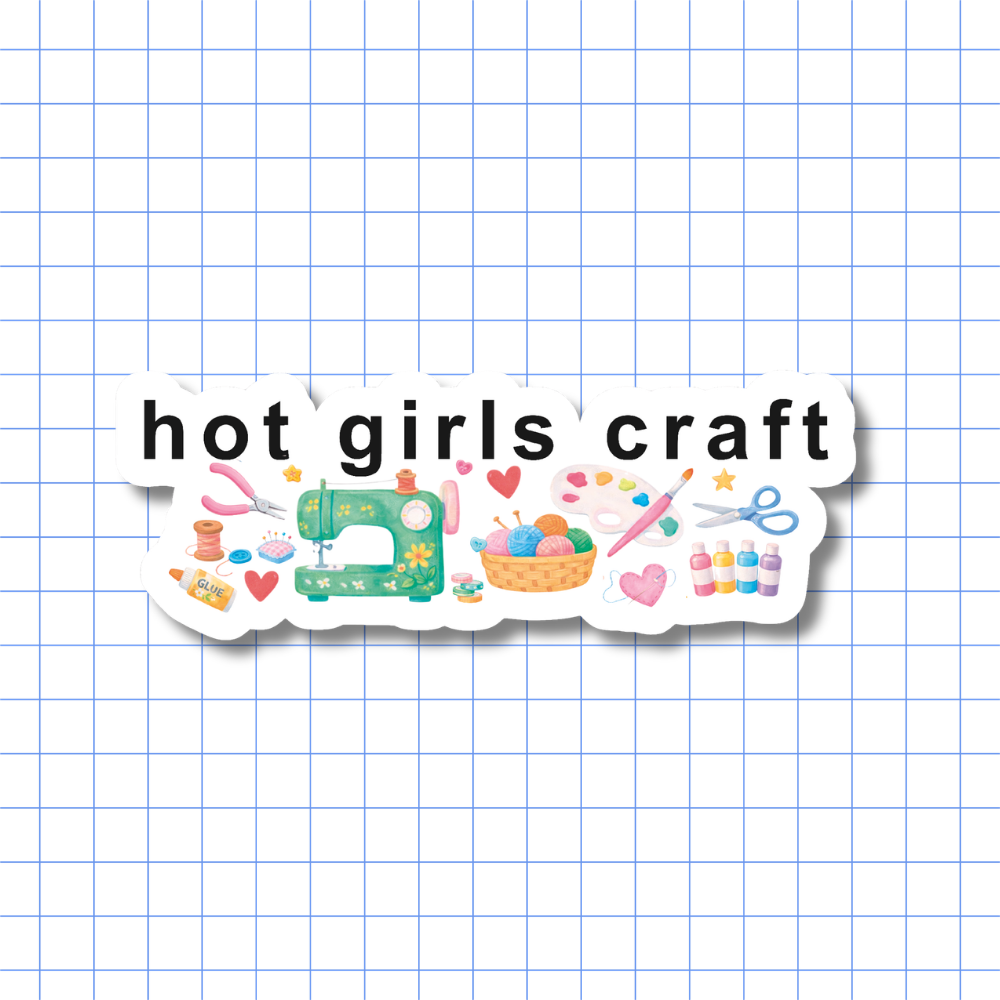Hot Girls Craft - Sticker