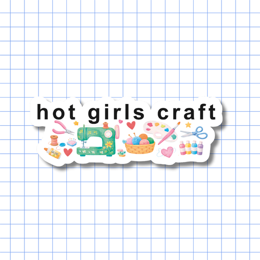 Hot Girls Craft - Sticker