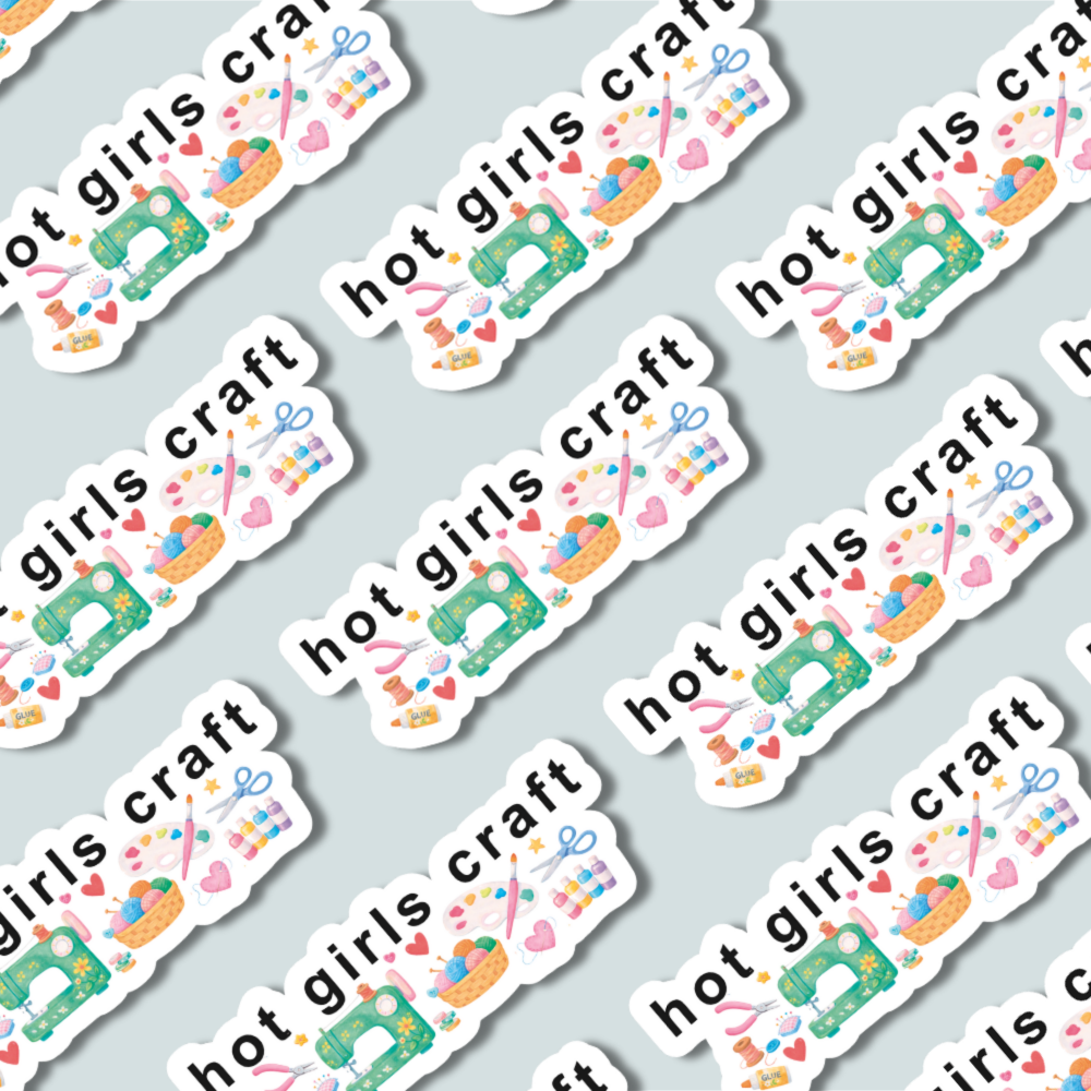 Hot Girls Craft - Sticker