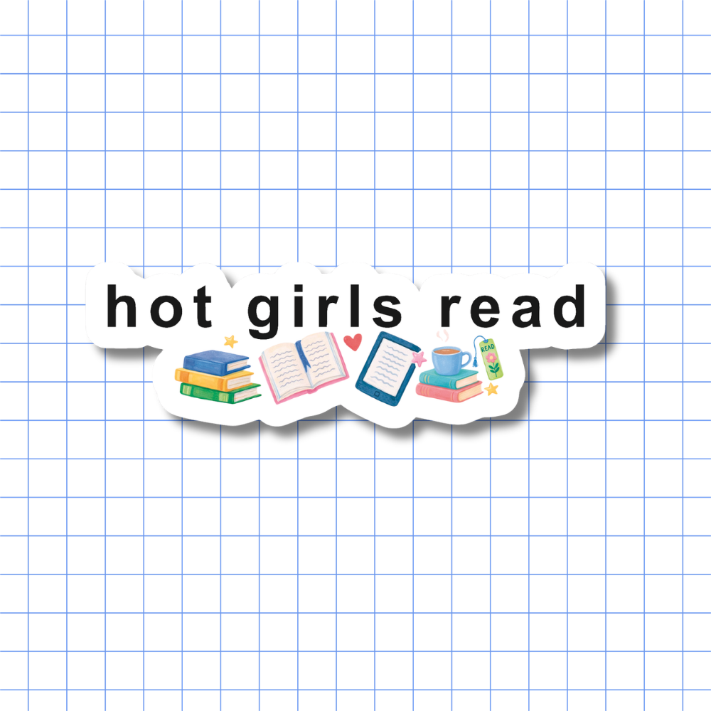 Hot Girls Read - Sticker