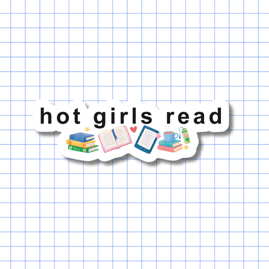 Hot Girls Read - Sticker