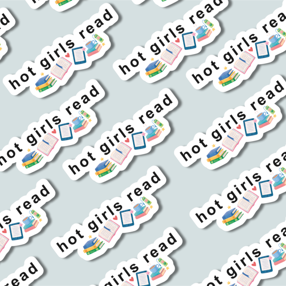 Hot Girls Read - Sticker