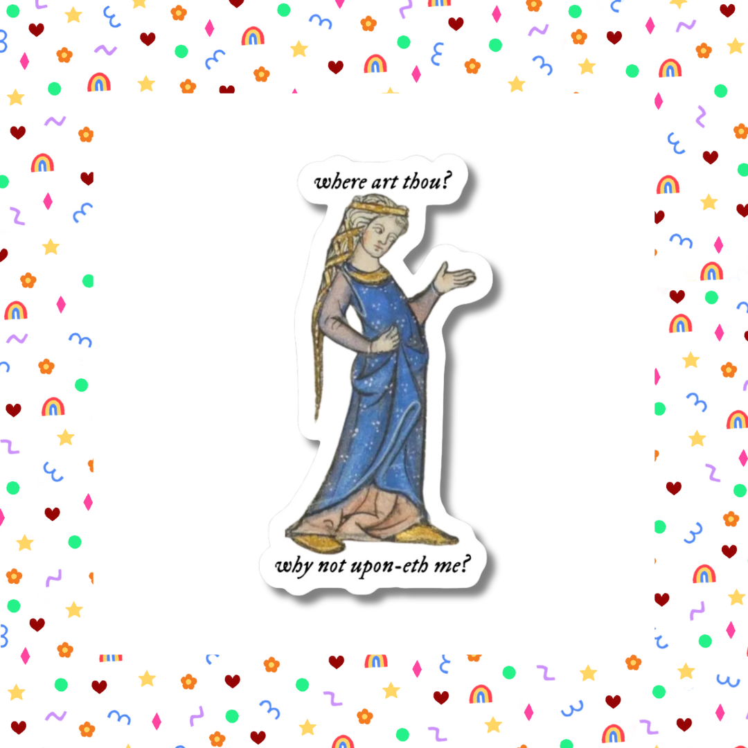 where art thou? - Mini Sticker