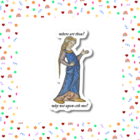 where art thou? - Mini Sticker