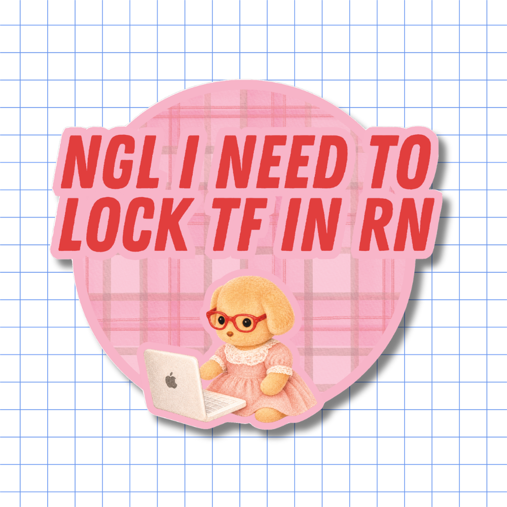 Lock In - Sticker