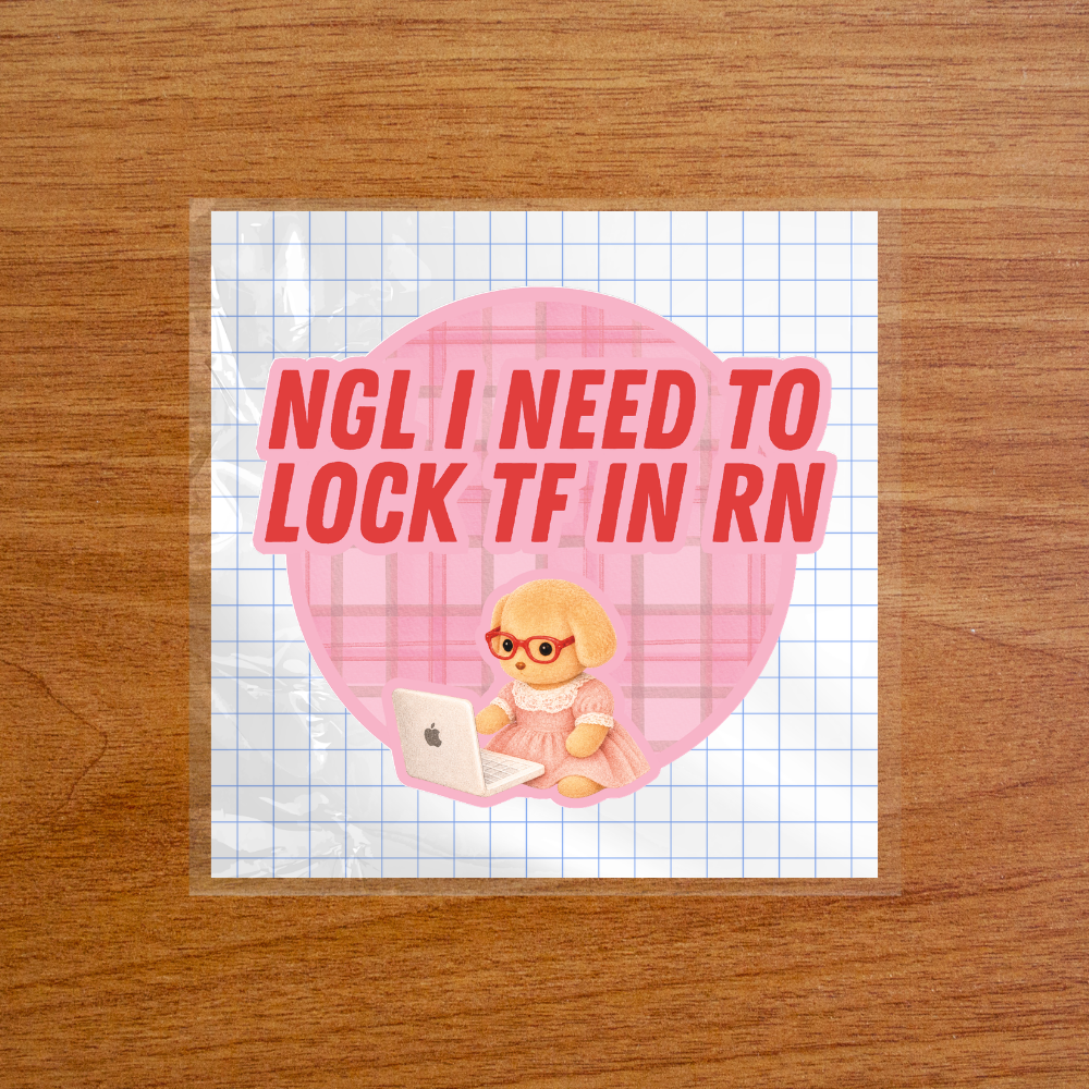 Lock In - Sticker