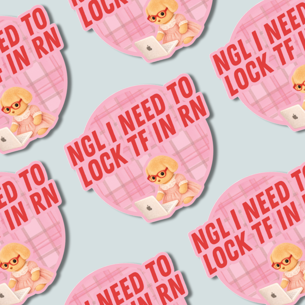 Lock In - Sticker