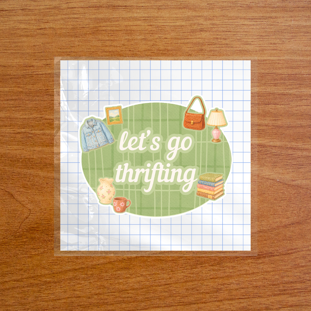 Let’s Go Thrifting  - Sticker