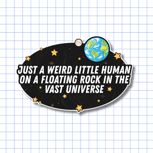 Weird Little Human - Sticker