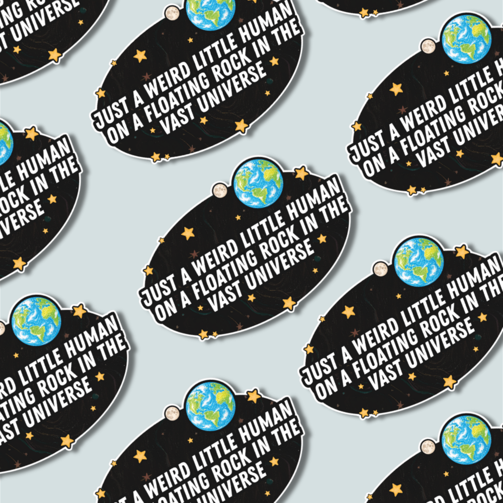 Weird Little Human - Sticker