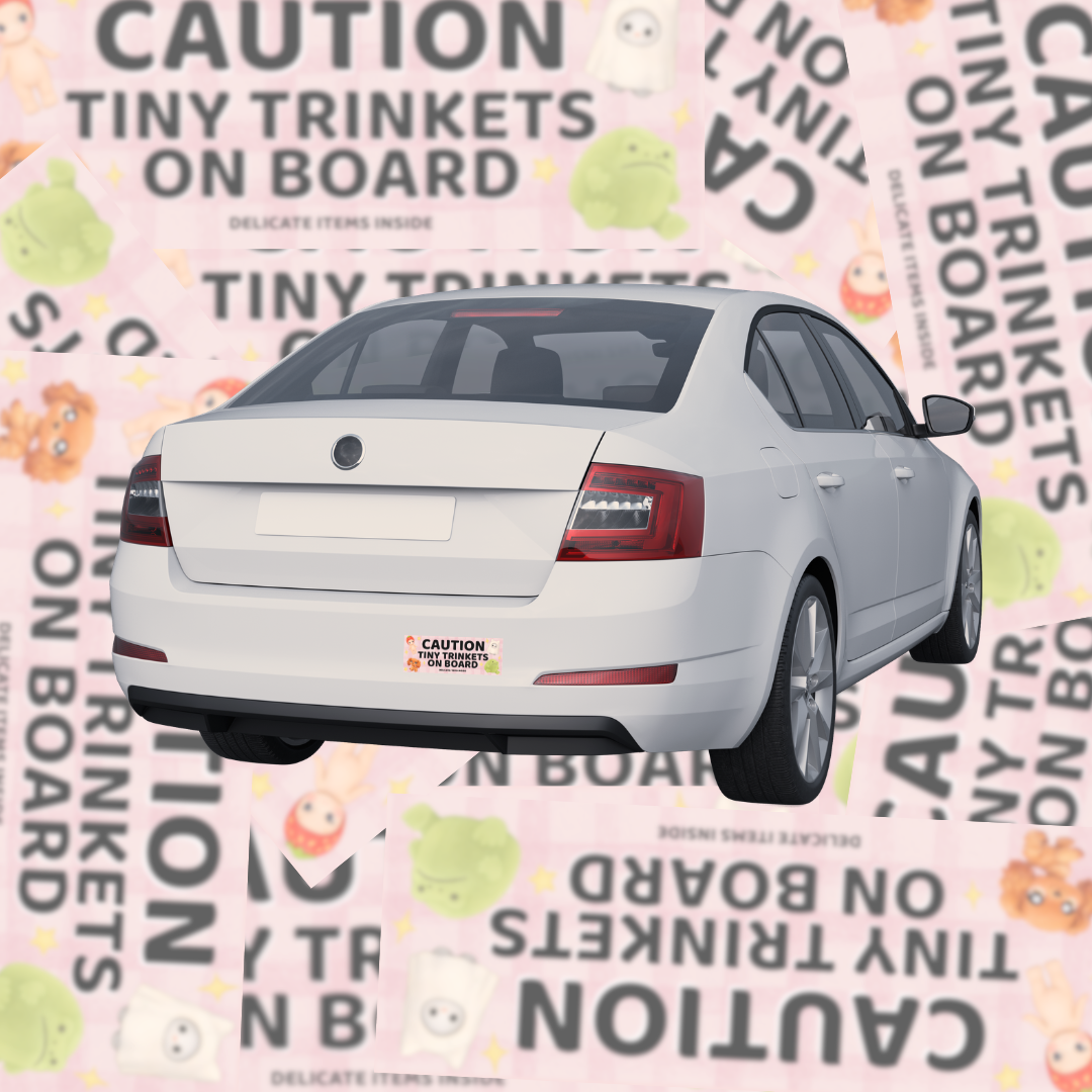 Tiny Trinkets - Bumper Sticker