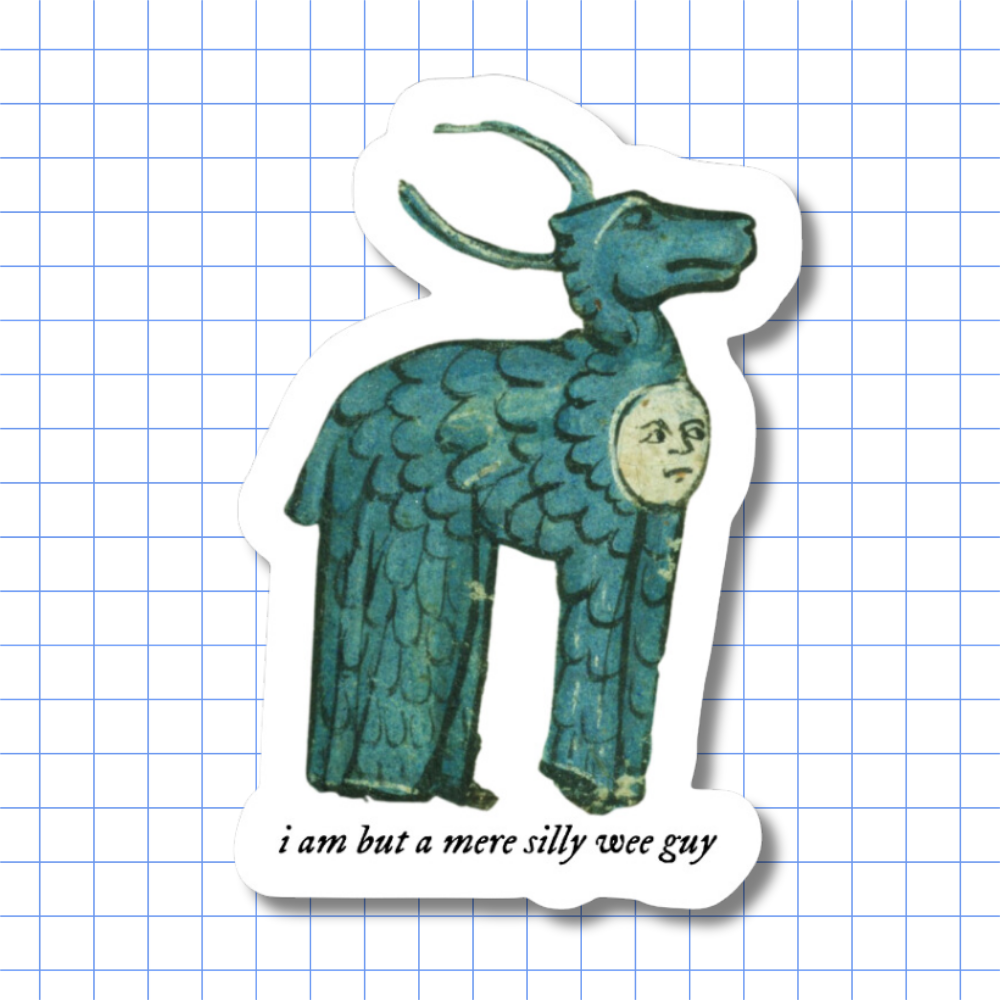 silly wee guy - Sticker