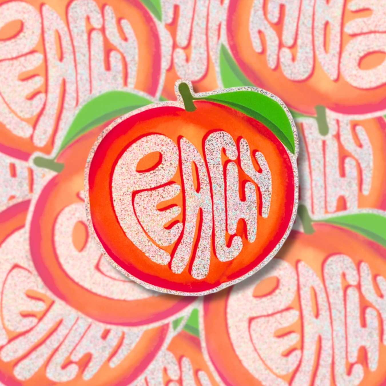 Peachy - Sticker