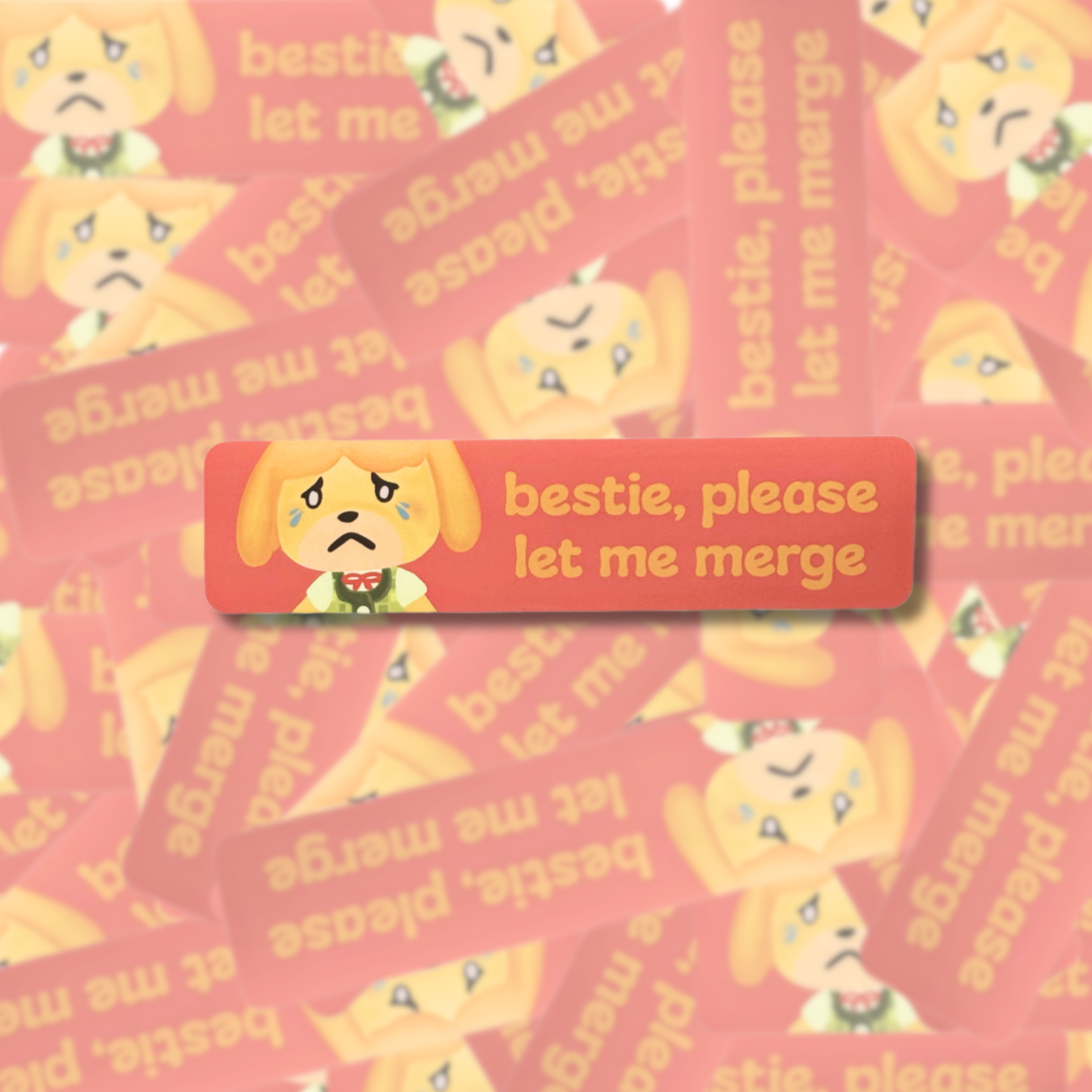 bestie, please - Bumper Sticker