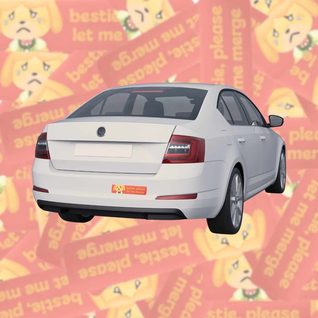 bestie, please - Bumper Sticker