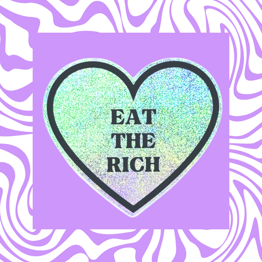 Eat The Rich - Sticker