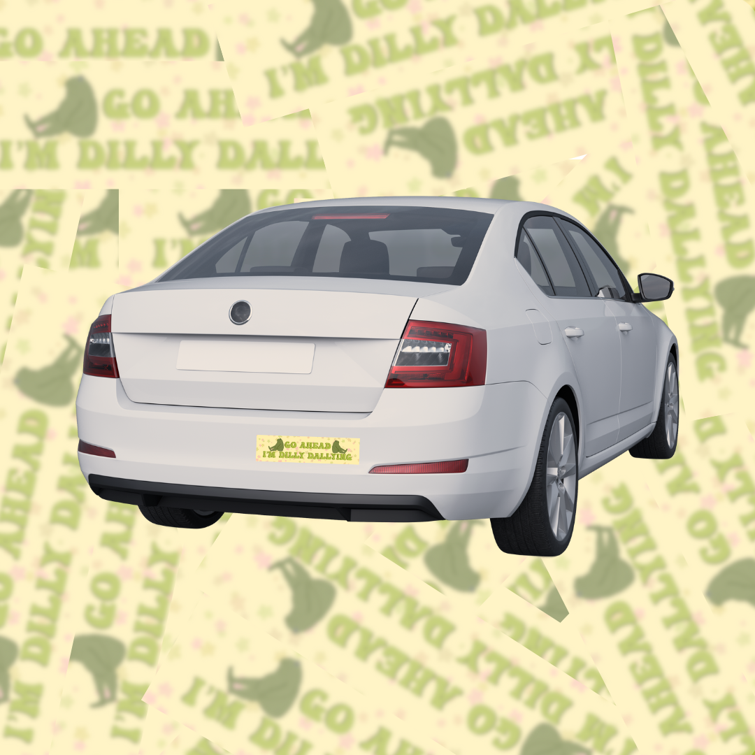 Dilly Dallying - Car Magnet