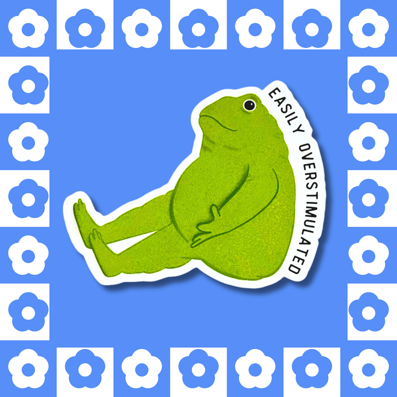 Easily Overstimulated Frog - Sticker