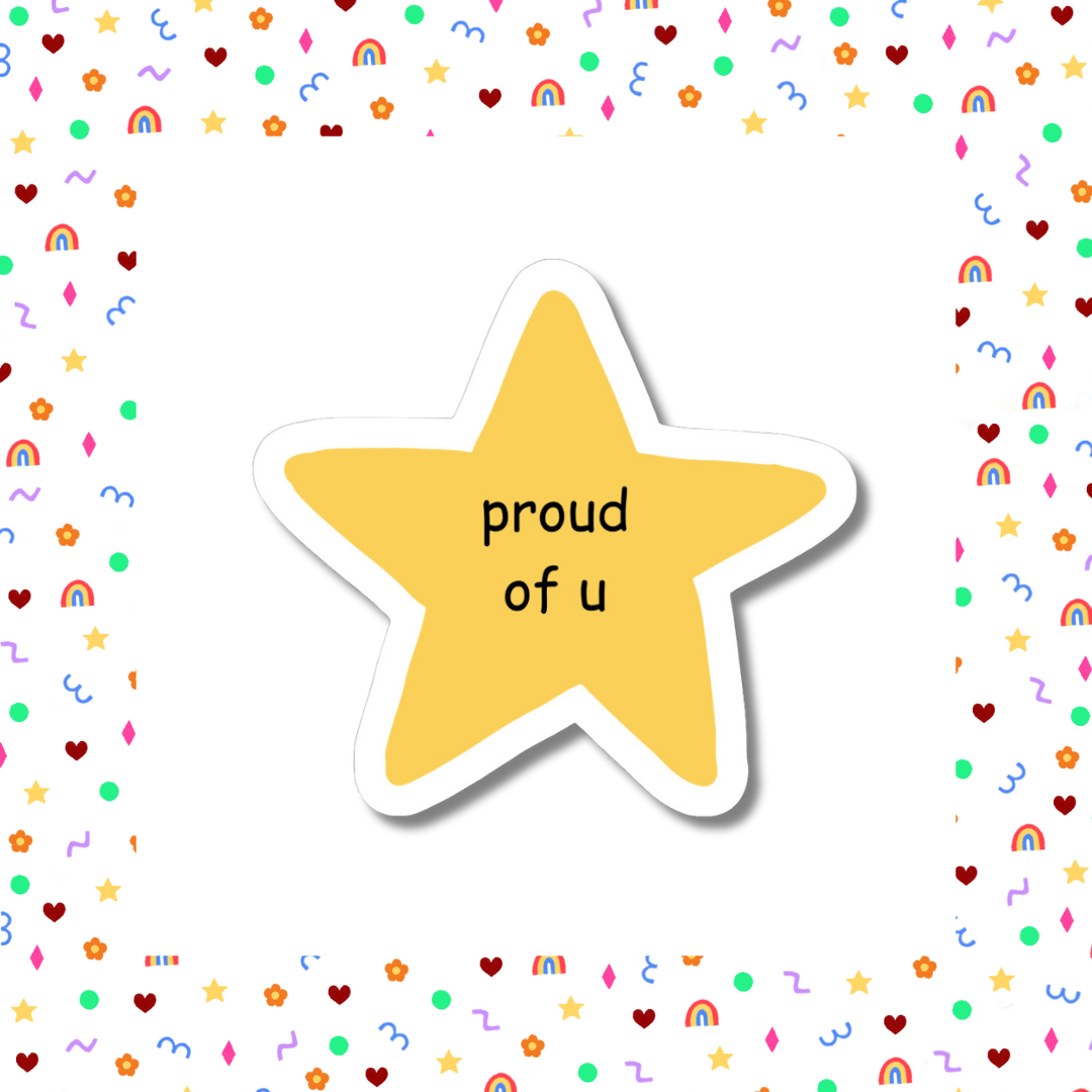 proud of u - Mini Sticker