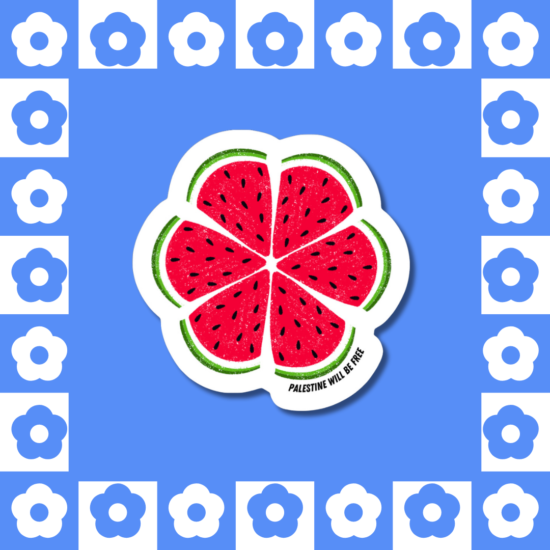 Watermelon Poppy - Sticker