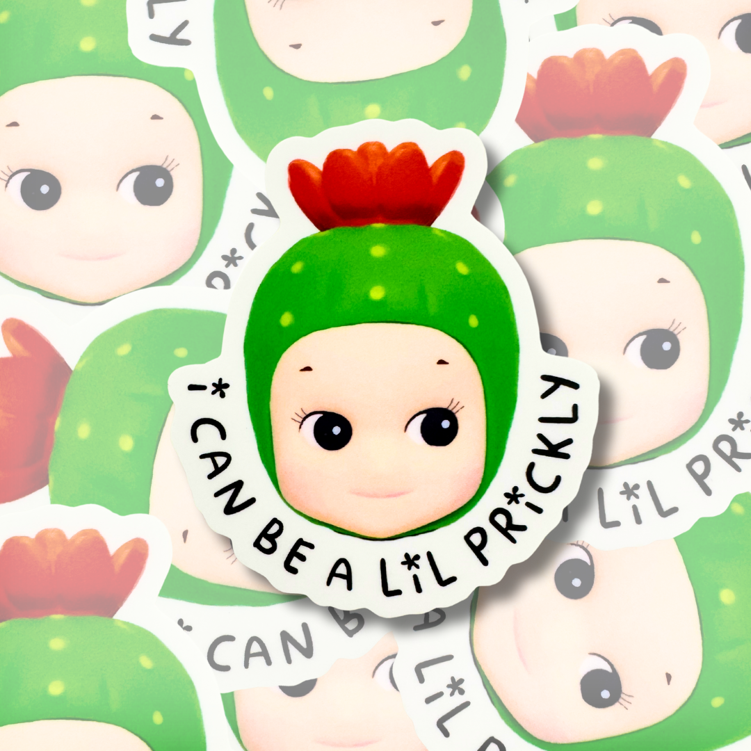 Prickly Angel - Sticker