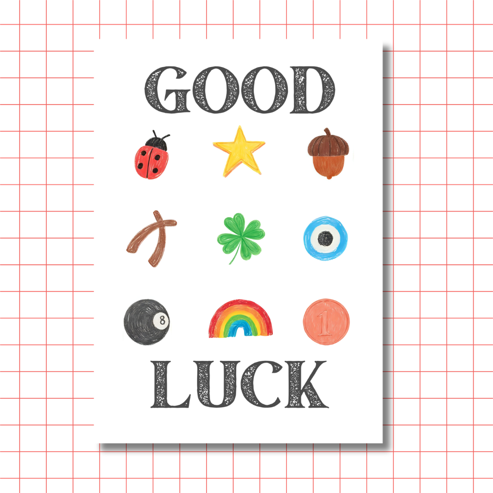 Good Luck - Postcard
