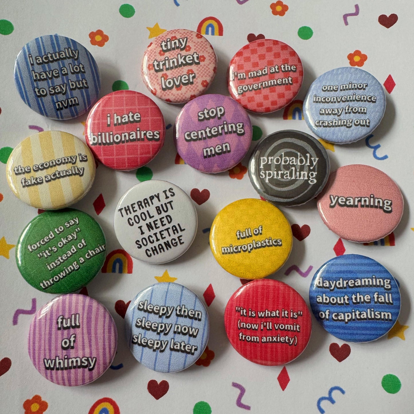 Choose Your Button Pin Badge - Funny Meme Handmade Pins (1 Inch Pinback)