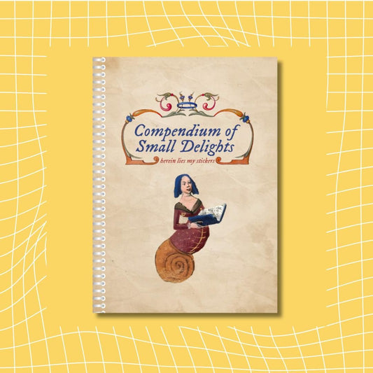 Compendium of Small Delights – A6 Reusable Sticker Book