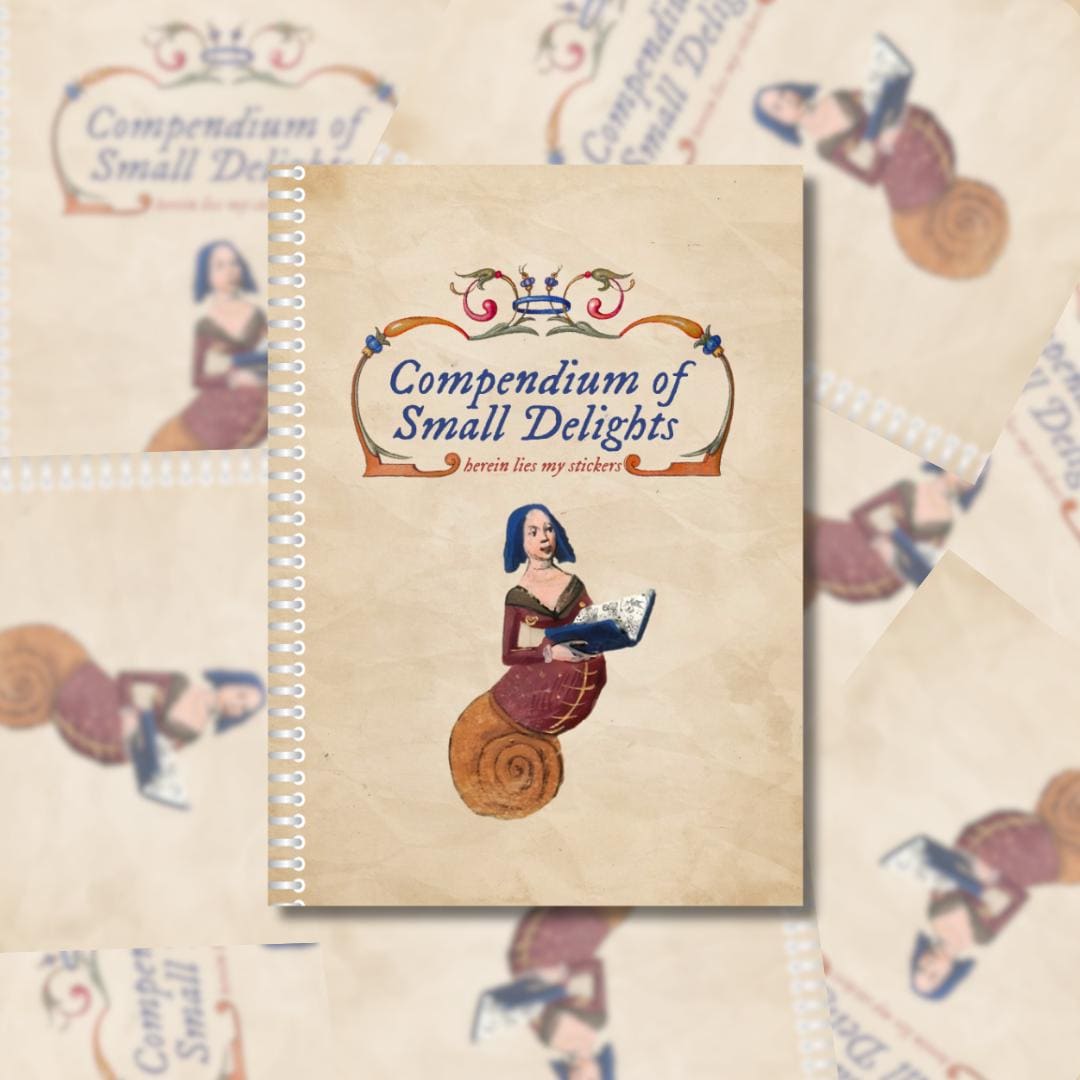 Compendium of Small Delights – A6 Reusable Sticker Book