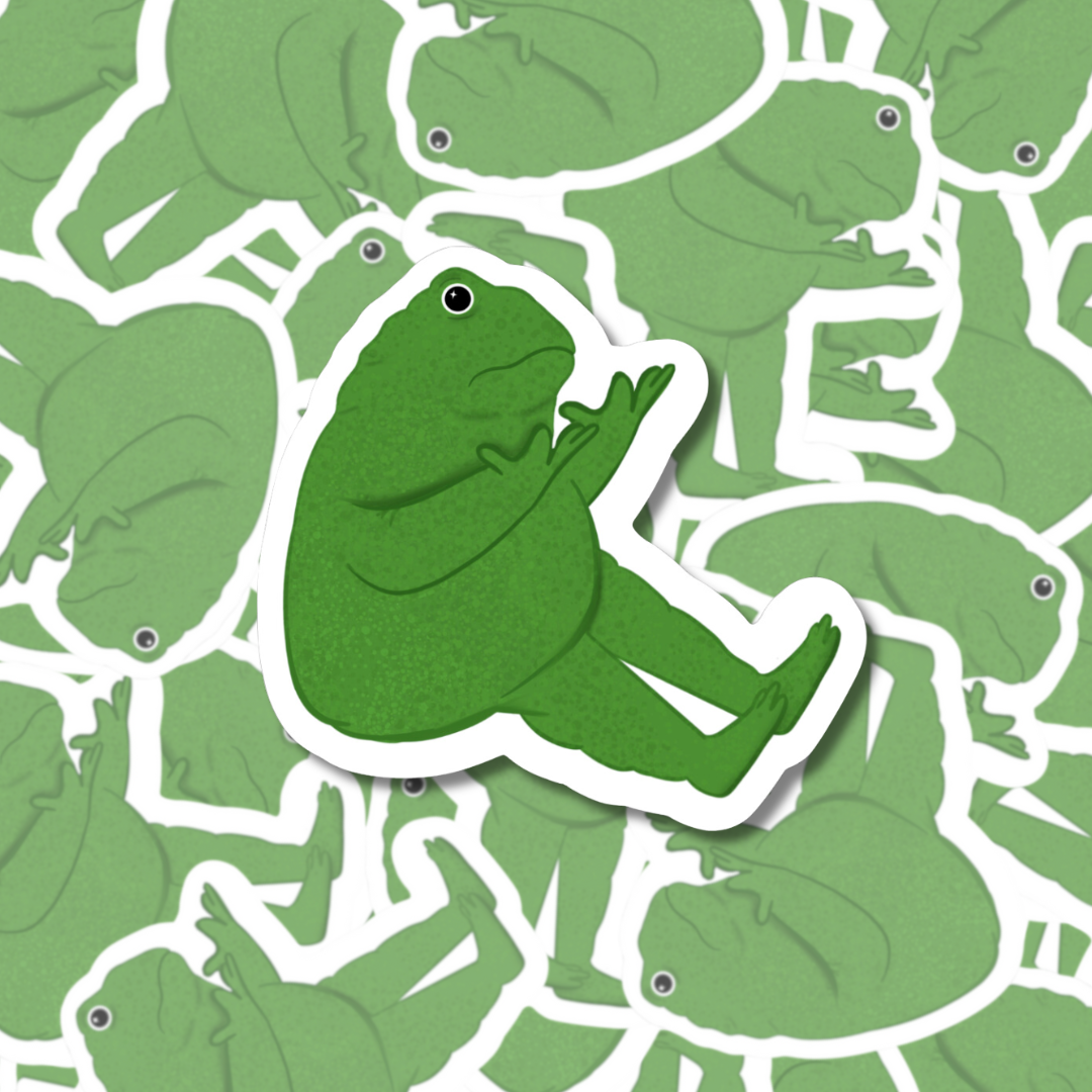 Ugh Frog - Mini Sticker