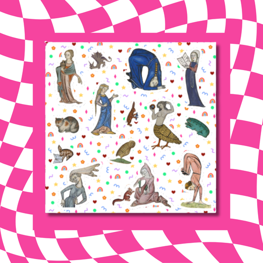 Medieval Baddies - Sticker Sheet
