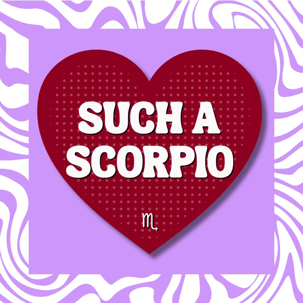 Such a Scorpio Sticker - Zodiac Horoscope Astrology Water Sign Decal