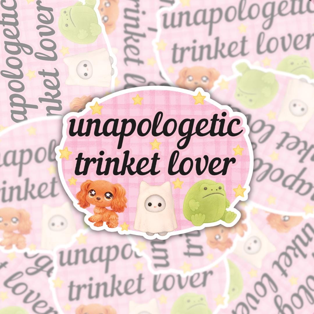Trinket Lover Sticker Bundle – 3 Pack Collectors Vinyl Sticker Set
